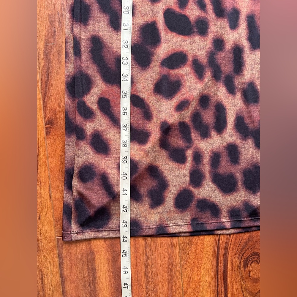 L’agence Cowl Neck Leopard Slip Dress - Picture 8 of 10